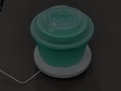 Caja de plástico azul PP