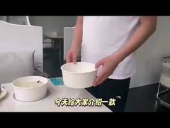 Cuencos de papel que se pueden calentar en una placa de inducción.