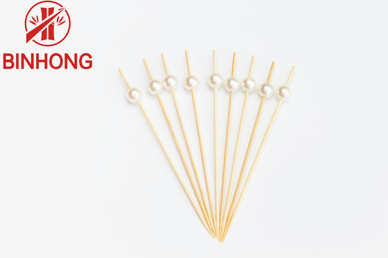 Pinchos de madera adaptables de la comida de 0.065kg el 12CM para