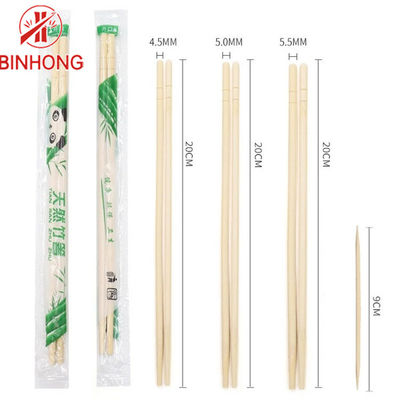 Palillos de bambú disponibles redondos del color el 18cm de la naturaleza