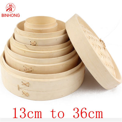 cesta de bambú del vapor del 18cm