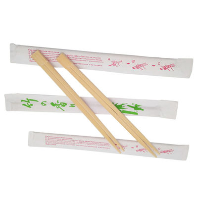 Palillos de bambú de los gemelos de papel llenos del embalaje del OEM/de madera disponibles