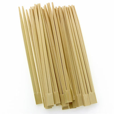Palillos disponibles naturales de Mao Bamboo del cuadrado con la funda plástica
