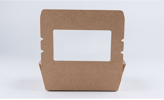 La prenda impermeable disponible se lleva la caja de los alimentos de preparación rápida de la fiambrera con la ventana