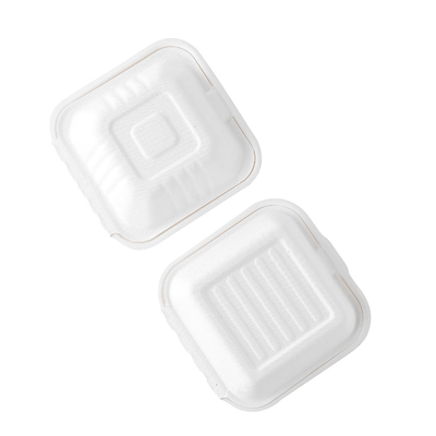 Recicle toman para ir bagazo de la caña de azúcar biodegradable se llevan la caja disponible