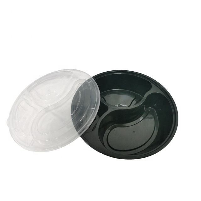 Ronda disponible respetuosa del medio ambiente Bento Box Plastic And Microwavable