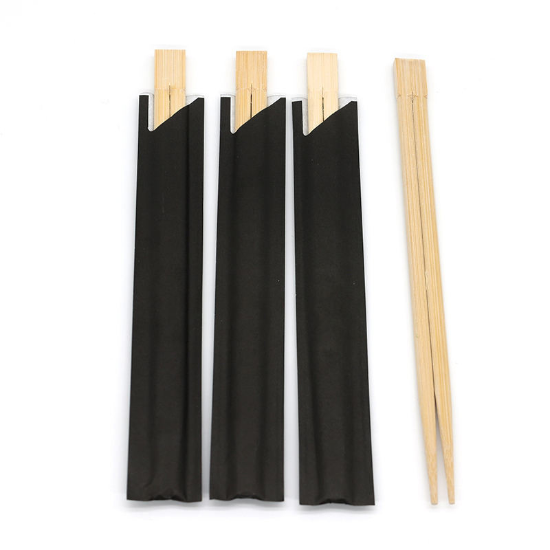 Palillos desechables para comida para llevar bambú normal y bambú carbonizado