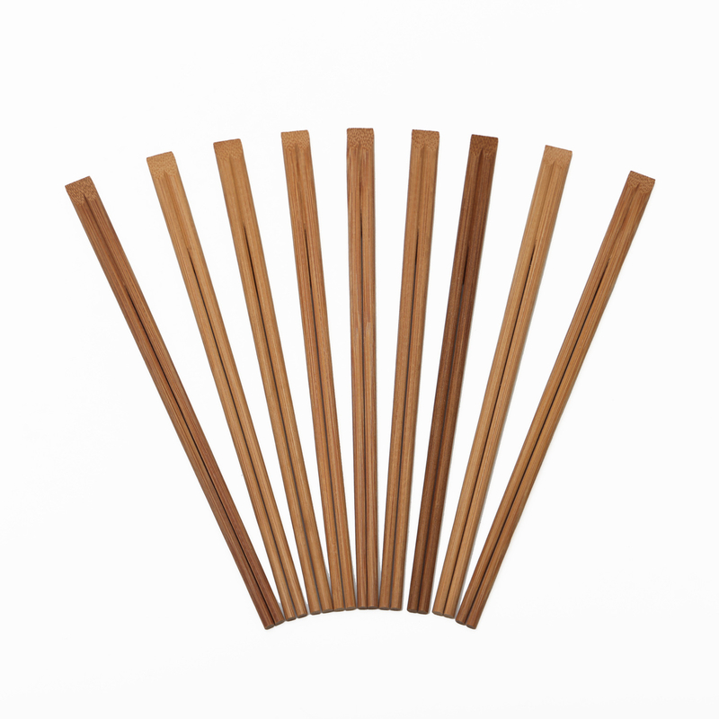 Palillos de bambú de color marrón o carbonizado 21 cm / 24 cm 4.8 mm-5.0 mm