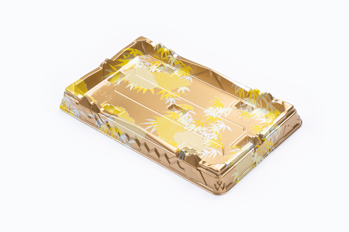 bandejas de sushi con tapas para comida para llevar y postres mascota desechable con caja de pasteles de tapa