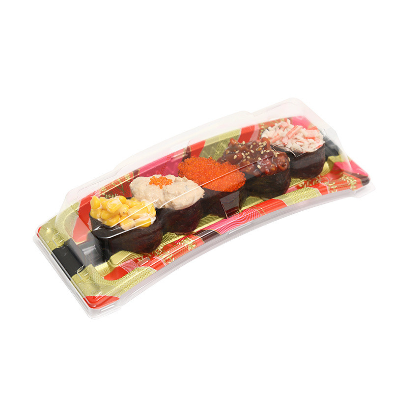 Fabricante profesional envases de plástico reciclables para alimentos bandejas de sushi para recipientes de alimentos
