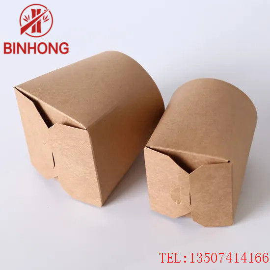 Apilable recicle las cajas para llevar de papel de 45oz Kraft