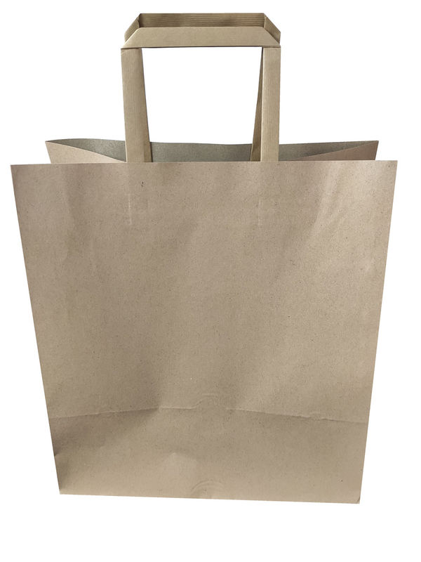 Bolsos reciclados amistosos de Eco 110gsm 16x6x12” Kraft