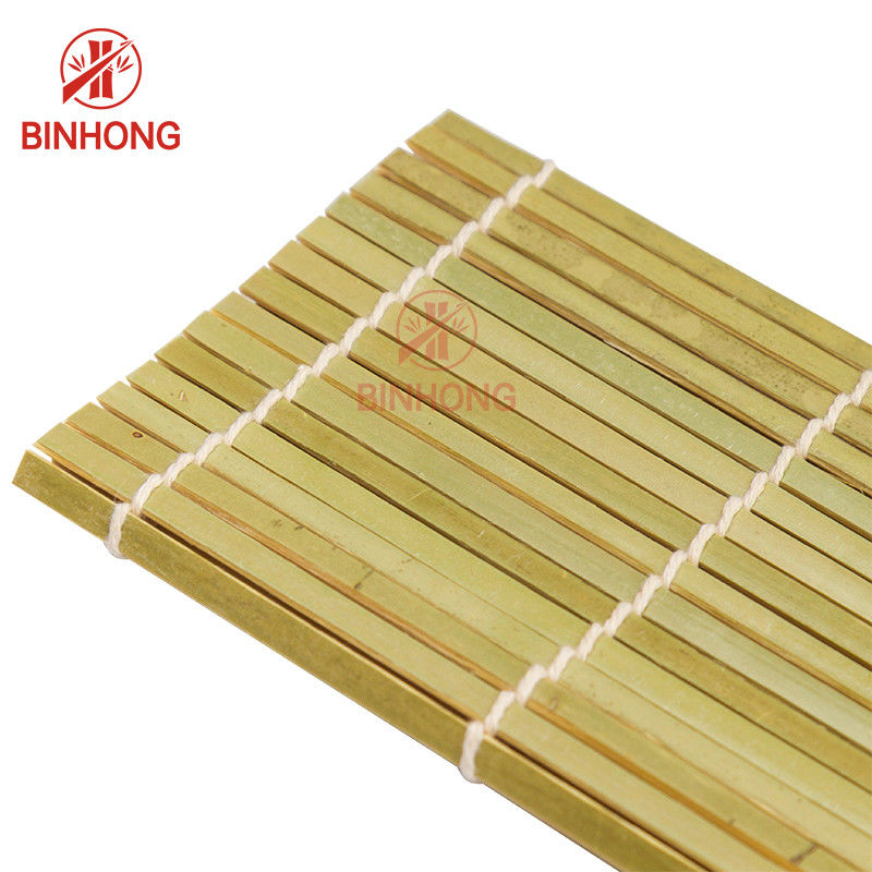 Estera hecha a mano del balanceo del sushi de Mao Bamboo los 24*24cm