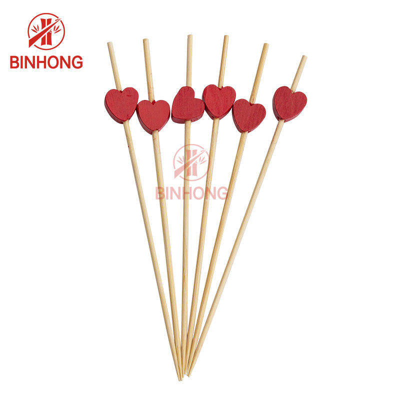 Palillos de bambú soldados con autógena del nudo del 10.5cm para el restaurante