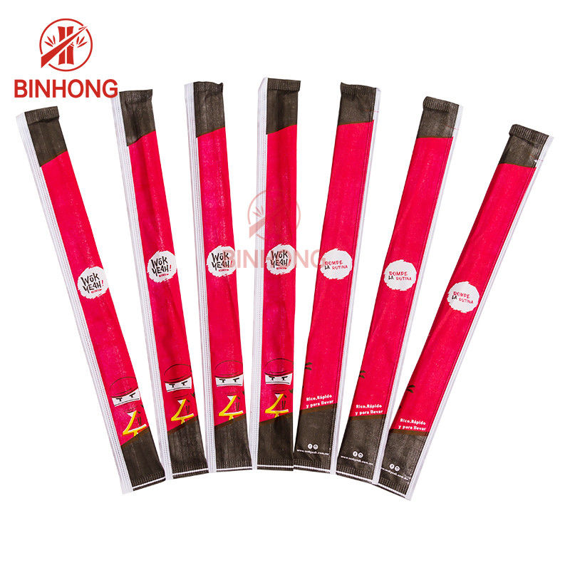 Aduana individualmente envuelta Logo Chopsticks del bambú los 23cm de Tensoge