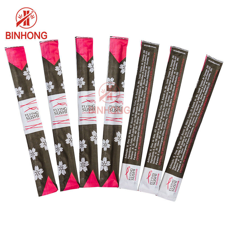 Aduana individualmente envuelta Logo Chopsticks del bambú los 23cm de Tensoge