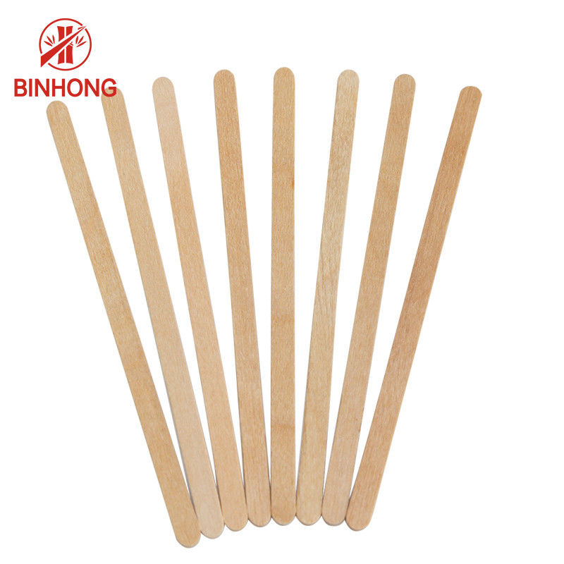Palillos de mezcla de madera del color 114m m de la naturaleza del abedul