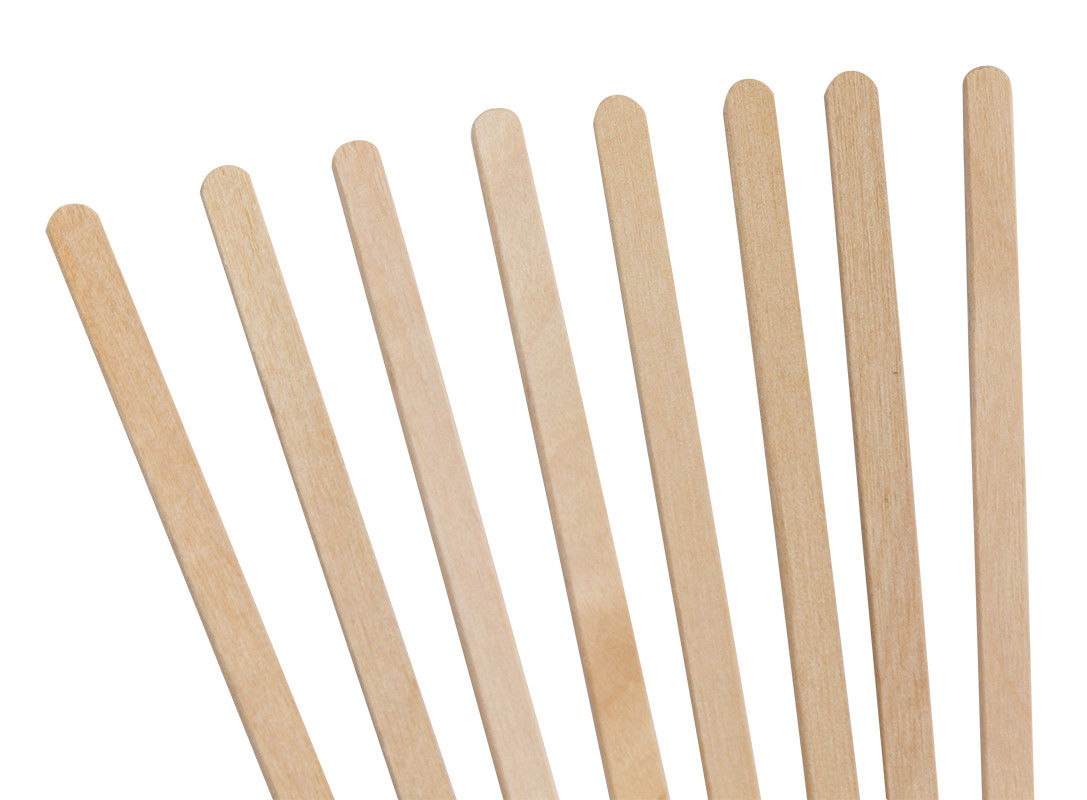 Palillos de mezcla de madera del color 114m m de la naturaleza del abedul