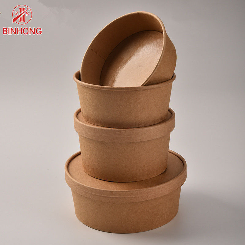 Envases de papel disponibles biodegradables de Logo Printing 12oz