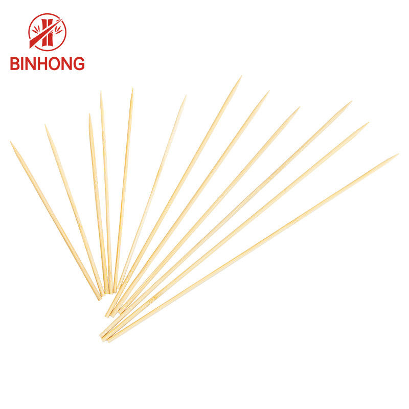 Palillos de bambú de la BARBACOA de encargo amistosa del logotipo los 7cm de Eco