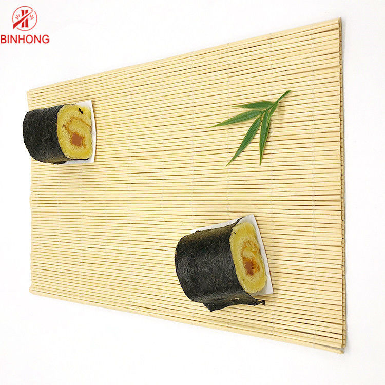 Estera rodante de bambú del sushi biodegradable verde natural del hogar