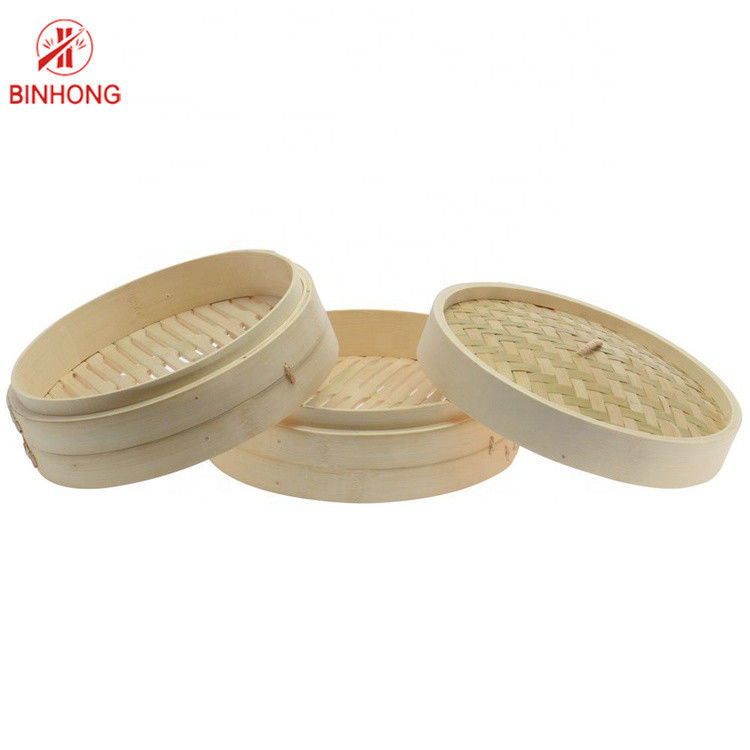 cesta de bambú del vapor del 18cm