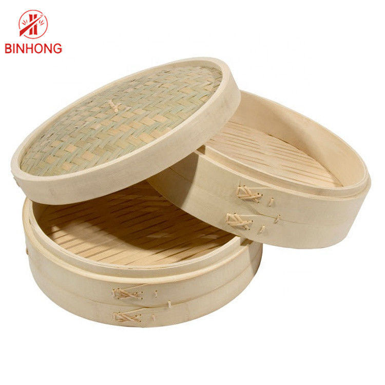 cesta de bambú del vapor del 18cm