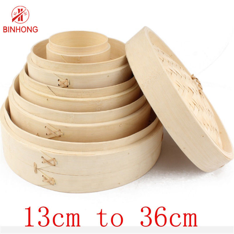 cesta de bambú del vapor del 18cm