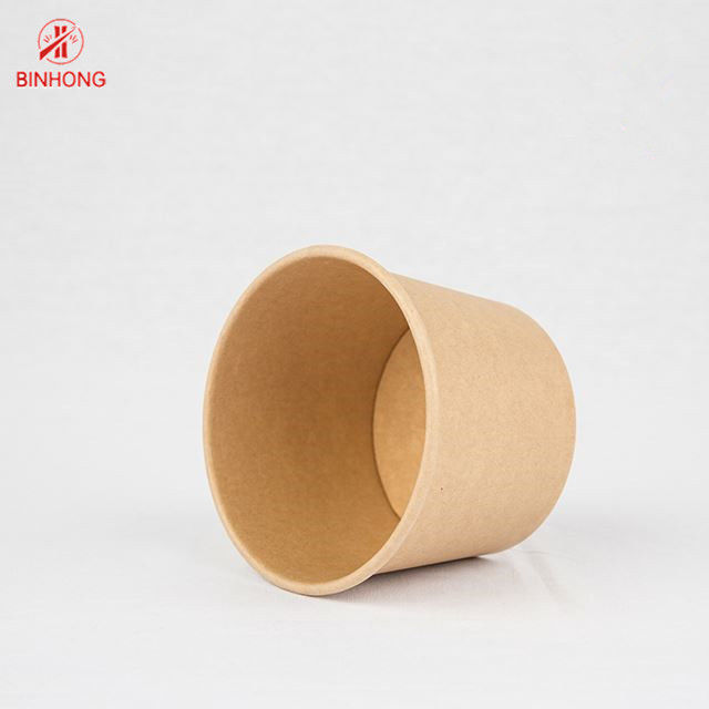 Envases de papel disponibles amistosos 16oz de Eco con la tapa