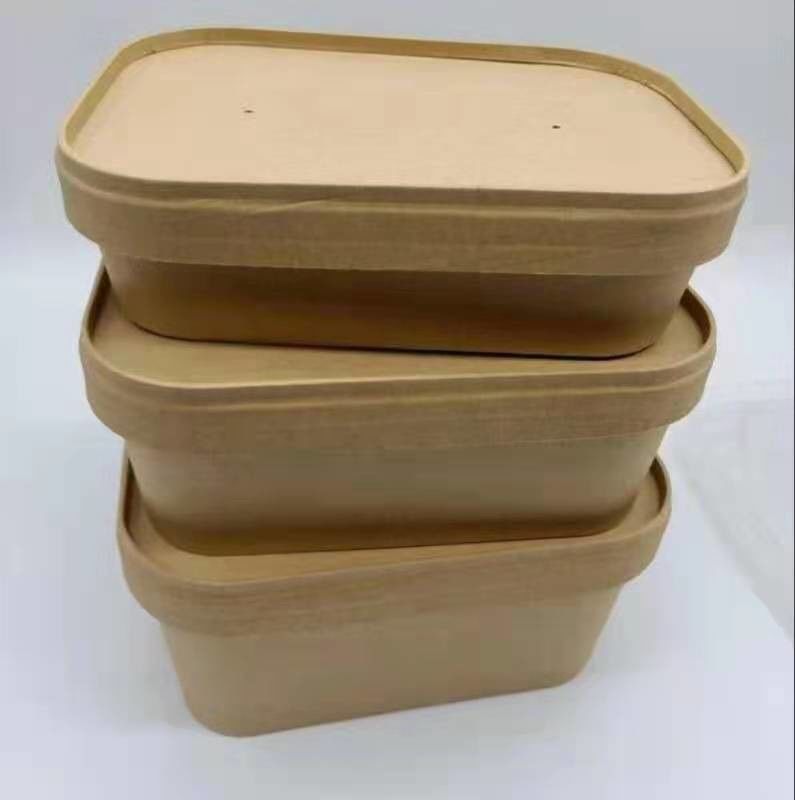 El papel del SGS del cuadrado se lleva disponible biodegradable de la caja