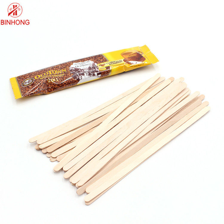 Palillos de mezcla de madera sostenibles ISO9001 para el café