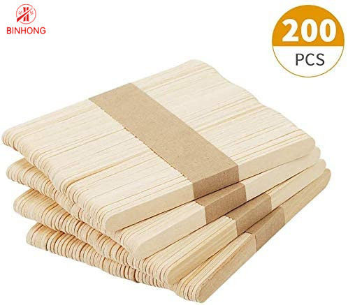 Palillos de mezcla de madera naturales del grueso 1.3m m para el helado