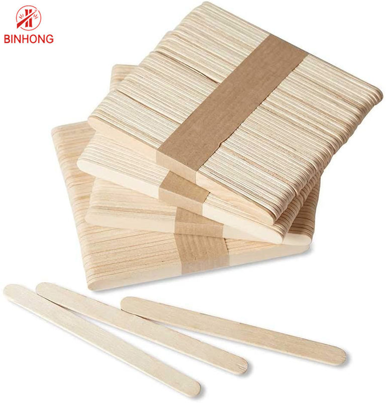 Palillos de mezcla de madera naturales del grueso 1.3m m para el helado