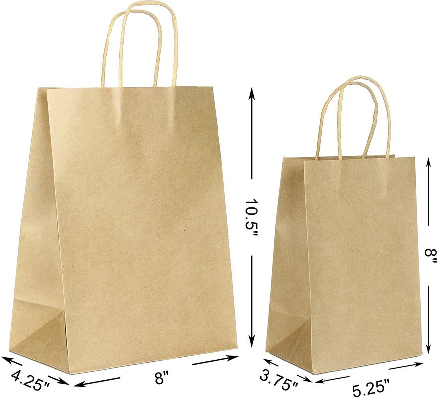 Reciclable clasificado clasifica bolsos antis de la comida del papel de Kraft del aceite