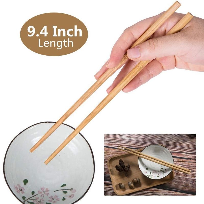 Palillos de bambú disponibles cuadrados carbonizados de los 24cm
