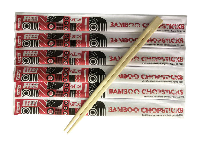 Palillos biodegradables del restaurante de los palillos de bambú disponibles de los gemelos