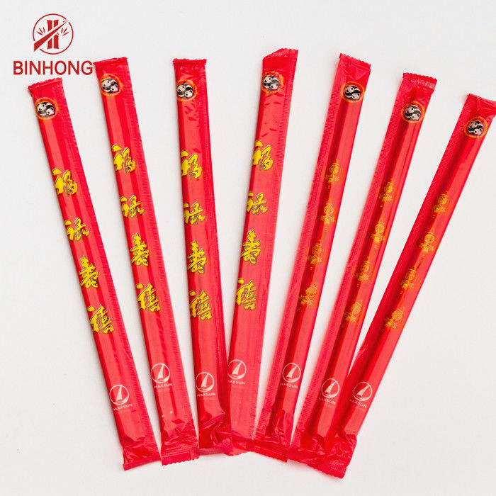 Aduana de bambú natural Logo Chopsticks de la ronda los 5.0mm*20cm