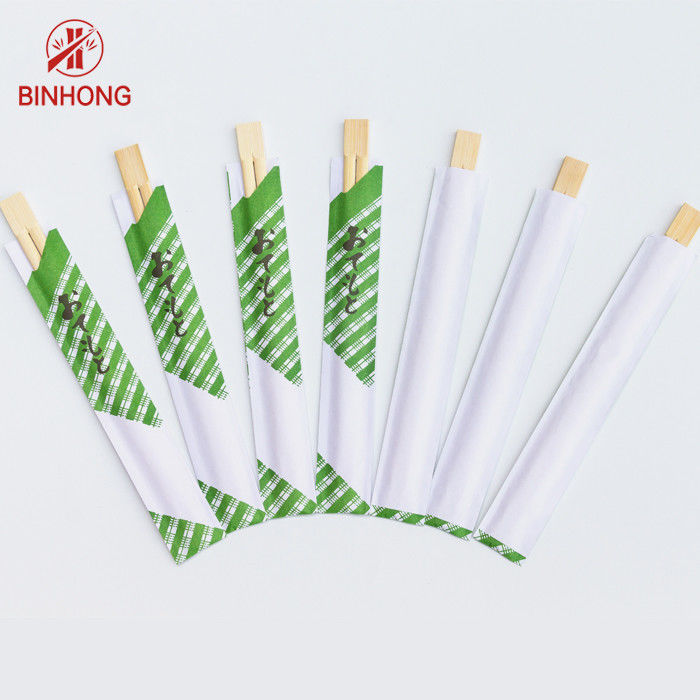 Papel Wraped de los palillos de bambú japoneses de los gemelos de la exportación medio