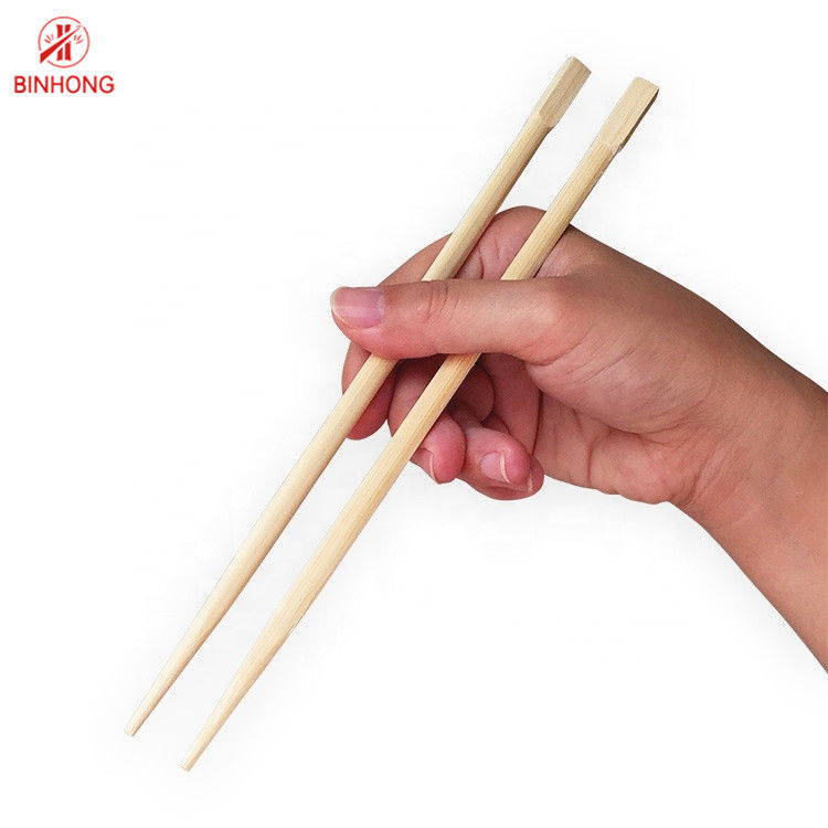 Palillos de bambú disponibles chinos del logotipo de encargo para casar el sushi
