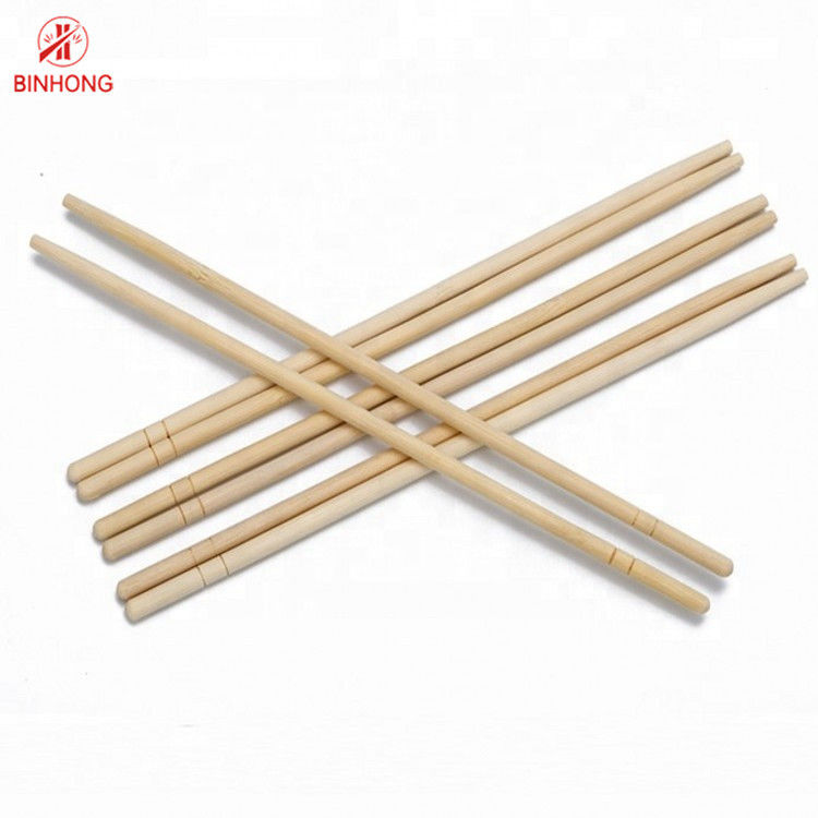 Palillos redondos naturales de los palillos de bambú disponibles del amigo de Eco del chino los 21cm