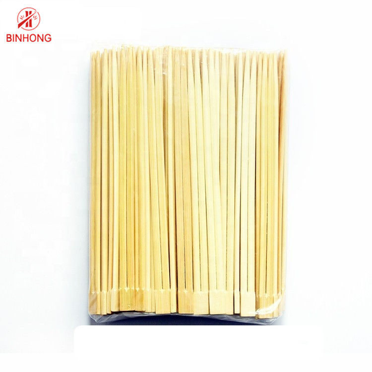 Palillos de bambú disponibles chinos del logotipo de encargo para casar el sushi