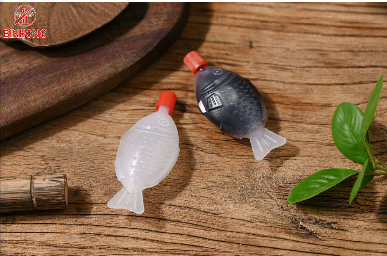 Pescados plásticos disponibles para llevar de abastecimiento de la salsa de soja embotellar 1,5 2 onzas