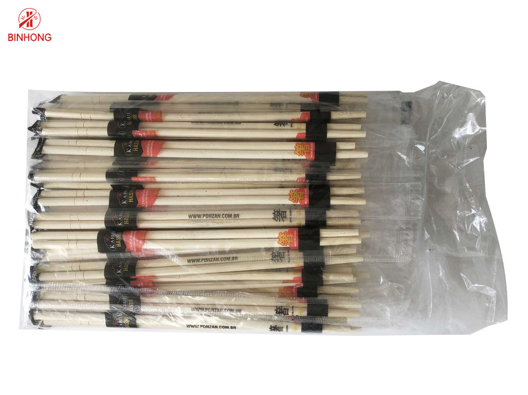Palillos de bambú principales redondos del paquete de OPP los 20cm/23cm