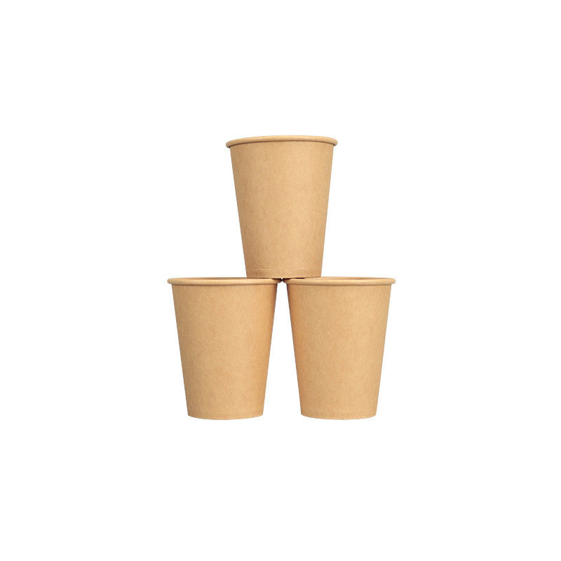 Taza de papel disponible aislada 7oz 8oz 10oz 12oz