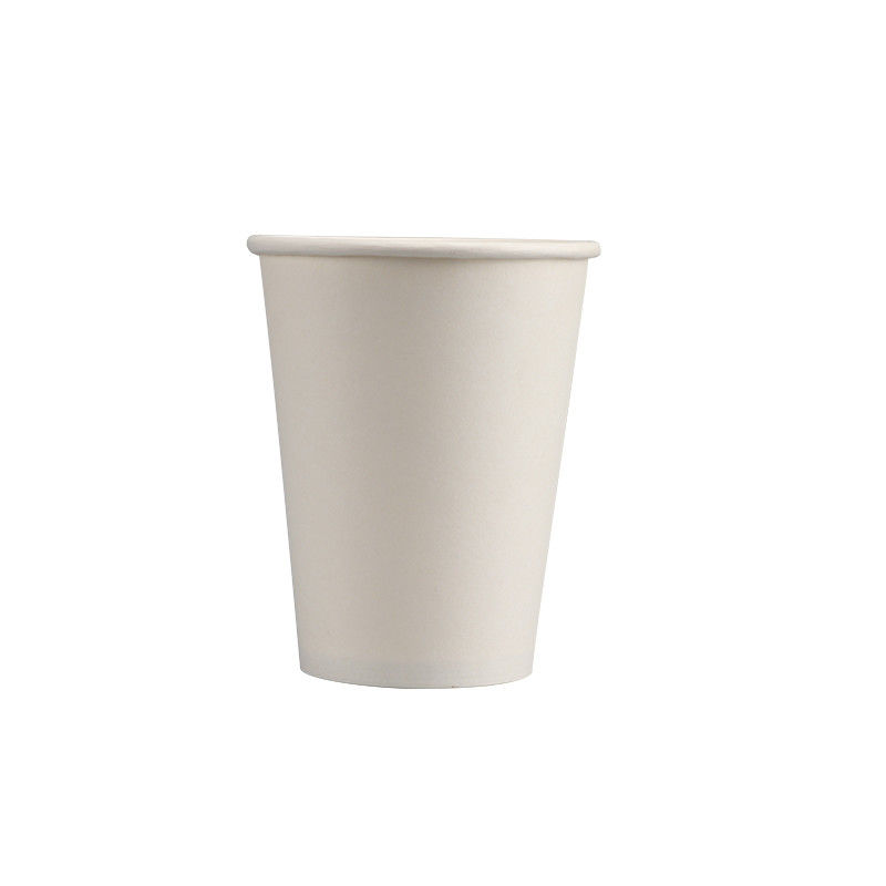 taza de papel disponible de un sólo recinto inferior del café con leche de 12oz 60m m biodegradable