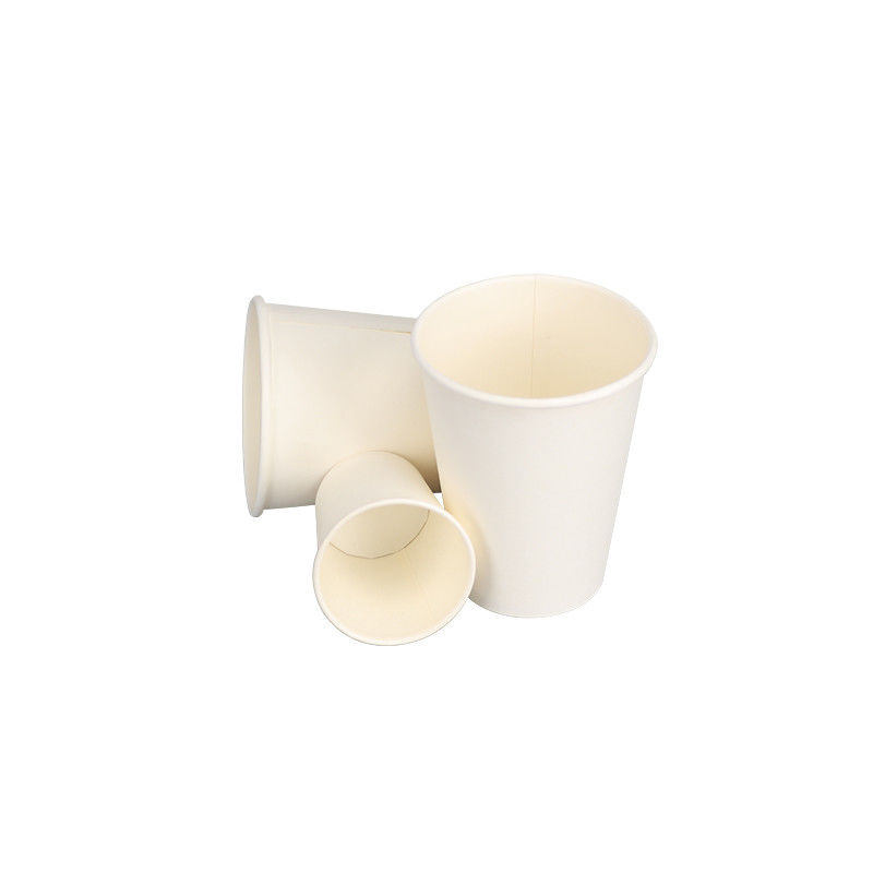 taza de papel disponible de un sólo recinto inferior del café con leche de 12oz 60m m biodegradable