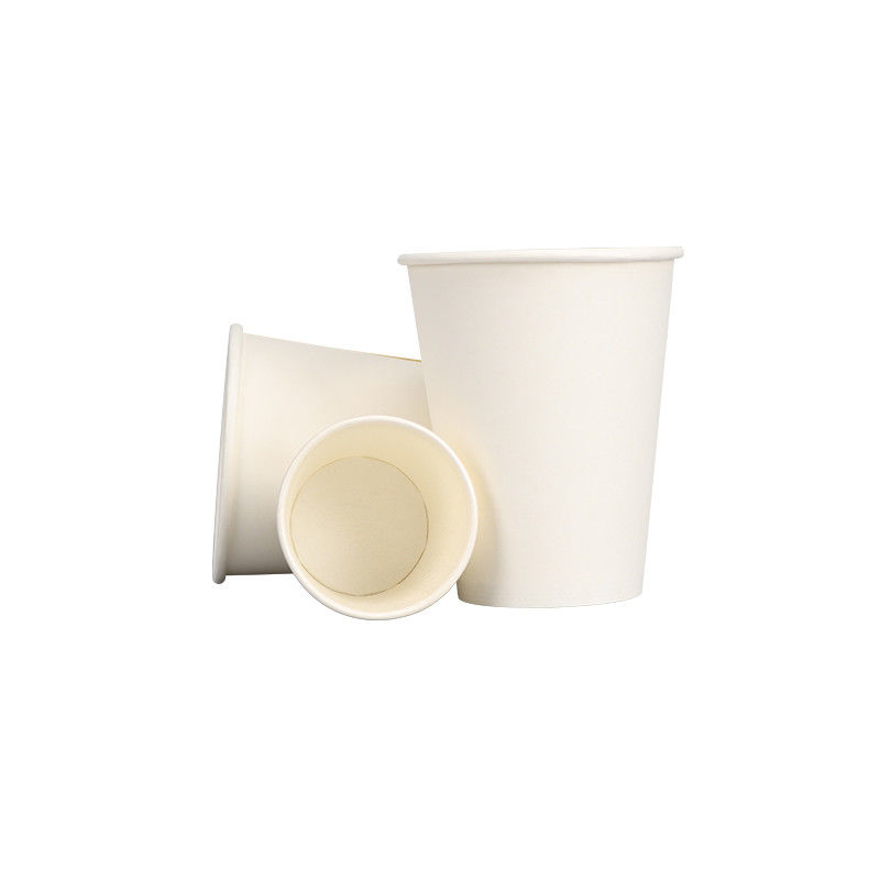 taza de papel disponible de un sólo recinto inferior del café con leche de 12oz 60m m biodegradable