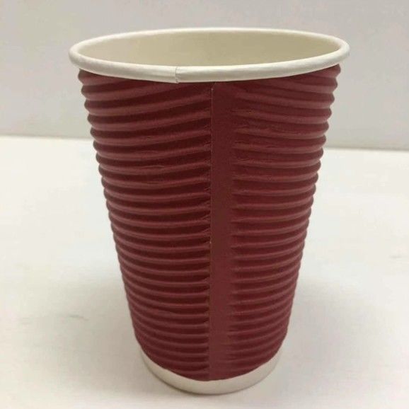 taza disponible de papel del café de la ondulación 8oz biodegradable