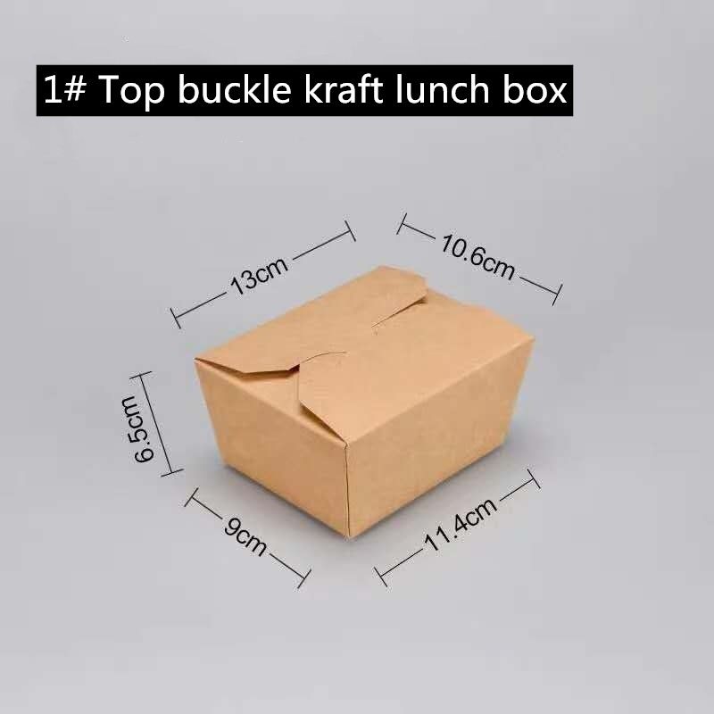 El papel Microwavable de Brown Kraft se lleva la caja 800 1400 1480 2000ml