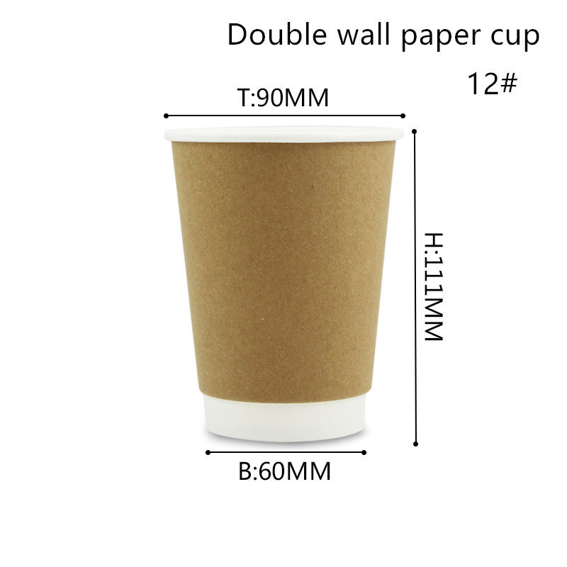 Tazas calientes y frías biodegradables 8oz 12oz 16oz de la bebida